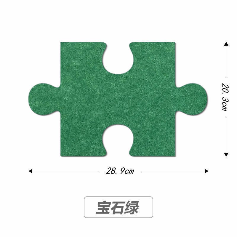 Ins-Style Self-Adhesive Wall Decoration Background Three-Dimensional Puzzle Felt Board Wall Message Board Felt Po Wall - Image 1